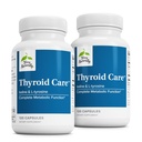 Terry Naturalmente cuidado da tireóide - Imune Health & Energy Support Fórmula - Suplemento nutricional com iodo para suporte à saúde da tireóide - Bem-estar Suplemento com L-Tirosina - 120 Cápsulas (Pacote de 2)