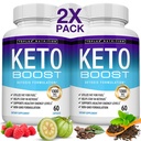 Keto Boost Diet Pills Ketosis Supplement - Natural Exógeno Keto Formula Support Energia e Foco, Cetonas avançadas para Ketogenic Diet, para homens