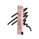 Mineral Fusion Eye Pencil, Black Eyeliner com Camomila calmante, Meadowfoam & Vitamina E, Velvety Suave, maquiagem hipoalergênica do olho para linha e definir, Long-Lasting Eyeliner lápis, carvão, 0,04 Oz