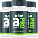 riz labs (3 Pack) Biopls Slim Pro suplemento de perda de peso, cápsulas Biopls para o bem-estar corporal total e um estilo de vida saudável, pílulas Biopls para o físico leaner, análises Bio Pls (180 Cápsulas)