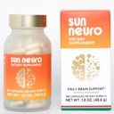 Sun chlorela Sun Neuro Nootropic Brain Supplement - Concentração de memória diária & Focus Supplement for Women & Men - Natural Plasmalogen Boost from Sea Abacaxis - 180 Cápsulas