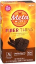 Fivelas de fibra de metamucil, Chocolate, 12 pacotes, 9.3 oz - Embalagem de 2