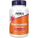 Now Foods Supplements, Niacinamida (Vitamina B-3) 1000 mg, Produção de Energia*, 90 comprimidos, Branco, Off-White