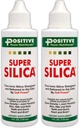 Concentrado Líquido Super Sílica, 4 onças. Frasco (Pacote de 2) - Absorção Mais Alta, Produção de Colágeno, Suporta Densidade Óssea Saudável, Flexibilidade Conjunta, Cabelo e Unhas da Pele, -4 oz. Faz mais de 68 litros