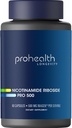 ProHealth Nicotinamida Riboside Pro 500. NR Niagen patenteado 500mg Plus 250mg TMG. NAD+ Suplemento Boosts NAD+. NR Suplemento Provado em 300 Estudos. 30 Serviços