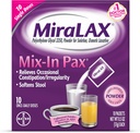 Pacotes de pó Laxativo MiraLAX 10.0 ea. (Quantidade de 5)