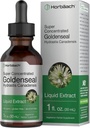 Horbäach Goldenseal Root Tintura 1 Fl Oz Extrato Líquido Suplemento Hydrastis Canadensis Ervas Drops Livre de Álcool, Vegetariano, Não-GMO e Gluten Free