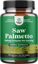 Naturezas Craft extra força serra Palmetto Extract - Advanced Saw Palmetto para a saúde do cabelo feminino e masculino e apoio urinário com plantas Sterols & Flavonoids - Potent Herbal Suplemento 120 Cápsulas
