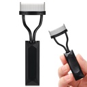 Separador Comb Cílios, Arc Designed Lash Definar Comb maquiagem Mascara Comb Aplicador com tampa, Eye Cosmetic Brush Tool (Preto)
