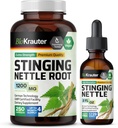 BIO KRAUTER Stinging Nettle 250 Cápsulas & Stinging Nettle Tintura 2 Fl. Oz.