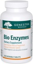 Genestra Marcas Bio Enzimas - Fórmula completa de enzimas digestivas em comprimidos mastigáveis - 100 comprimidos mastigáveis - sabor natural de hortelã