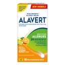 Alavert Alergia 24 horas de alívio, Citrus Burst Flavor, Comprimidos de Alergia Oral desintegrando, Anti-histamínico não-drowsy, Loratadina 10mg, 60 contagem