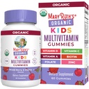 MaryRuth Orgânicos Crianças Vitaminas ; Multi 1 Mês Abastecimento ; Gummies multivitamínicos para idades 4+ ; Multivitamínicos para crianças ; Vegan ; Apenas 2 chicletes por dia