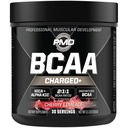 PMD Sports BCAA Charged Delicious Amino Acid Drink Mix for Performance, Recovery, Endurance and Hydration - Aumente a função muscular para treino e energia diária – Cereja Limeade (30 Servões)