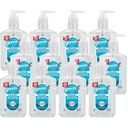 Germ-X Original mão higienizador, Gel não-seca hidratante com vitamina E, Instant and No Rinse Fórmula, Voltar para escola Suprimentos Faculdade, 8 Fl Oz garrafa de bomba (Pacote de 12)