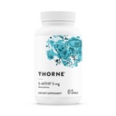 THORNE - 5-MTHF - Suplemento de Metilfolato (Folato Ativo B9) - Suporta Saúde Cardiovascular, Desenvolvimento Fetal, Saúde Nervo, Metilação e Níveis de Homocisteína* - 60 Servos - 5-MTHF 5mg