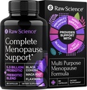 Suplementos Menopausa para Mulheres - Cohosh Preto para Menopausa Hot Flashes, suores noturnos & Hormônio equilíbrio com DIM, Vitex, Dong Quai, Red Clover - Menopausa completa Apoio Saúde vaginal, 60 Cápsulas