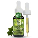 Centro de Paradise Wild Mediterranean Oil of Orégano com 75%+ Carvacrol (1 fl oz) Certified Oregano Oil Organic Drops in Extra Virgin Olive Ail for Imune* & Respiratory* Support, Aprox 450 Servings