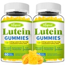 Lutein e Zeaxanthin Suplementos Gummies com Astaxantina & Extrato de Bilberry - Vitaminas Oculares com Omega-3, Vitaminas A, C, E, D3 & Zinco para Visão Saúde - Açúcar Livre, Mango Flavor, 120 Contagem