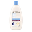 Aveeno Eczema terapia diária hidratante creme corporal para pele sensível, calmante creme de alívio de Eczema, farinha de aveia coloidal e ceramida para pele seca e comichão, esteróide- & Fragrância-livre, 12 onças
