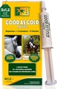 TRM Bom como ouro Equine calmante Suplemento Colar para Relaxamento e Foco □ Triptofano, Magnésio, B Vitaminas - 3 Qty x 1,23 oz (3 Qty x 35g) - 3 Qty x 1,23 oz