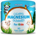 Infusões Calm Magnesium Gummies para crianças 90 Conde - saudável músculo osso energia apoio suave e delicioso Vegan Friendly & Non-GMO