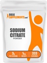 BulkSuplements.com Citrato de sódio em pó - Citrato de sódio, Emulsificante, Melhorador de sabor - Gluten Free, 3g por serviço, 1 kg (2,2 lbs) (Pacote de 1)