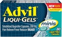 Advil Liqui-Gels Minis, 80 cápsulas por frasco (5 frascos)