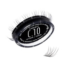 Lashify Curl 10mm Gossamer DIY Extensões de pestanas Refil, Preto, Fácil Cílios Falsos para um olhar natural