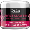 Dulác - Garra do Diabo 98% Creme Força Máxima 16.9 Fl Oz, Articulação Natural e Muscle Relaxer Cream para Músculo e Dor Músculo Recorrente, Enriquecido com mentol para Efeito Fresco