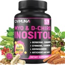 Inositol Suplemento - Myo-Inositol e D-Chiro Inositol Plus Ashwagandha, Berberine, Cinnamon e 5 Mores - 120 Cápsulas