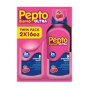 Pepto Bismol Líquido Ultra para Náusea, Azia, Indigestão, Estômago Perturbado e Diarréia - 5 Símptom Rápido Alívio, Sabor de Cereja 12 onças (Pacote de 3)