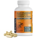 Bronson Glucosamina Chondroitin Turmeric & HSH Advanced Joint & Cartilage Formula, Suporta Juntas Saudáveis, Mobilidade & Cartilagem - Não-GMO, 60 Cápsulas