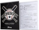 Murray Sporting Goods Baseball & Softball Scorebook - 35 Jogos Pontuação Book - Pontuação Mantendo o Livro para Estatísticas - Adulto, Juventude, Little League Baseball Softball Scorebook for Scorekeepers