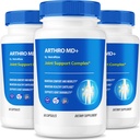 (3 Pack) Cápsulas Arthro MD+, Apoio Conjunto Oficial Arthro MD, Todas as Fórmulas Naturais de Apoio à Flexibilidade e Mobilidade, Comprimidos Premium para Juntas Saudáveis, Revisão Arthro MD (180 Cápsulas)
