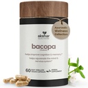 AKSHAR Ayurveda - Bacopa 500mg Suplemento Brahmi, sistema de rejuvenescimento, pílulas de Bacopa para apoiar a função cognitiva para adultos, Vegan Cruelty Free Bacopa Monnieri (60 Conde)
