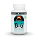 Fonte Natural Vitamina B-6, Suporte do Sistema Imune* -500 mg, 100 comprimidos