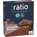 Razão barras de chocolate, Chocolate Brownie, 1g de açúcar, Keto Friendly, 5.34 oz (6 barras)