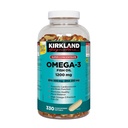 Kirkland Omega-3 óleo de peixe 1000mg 300 Softgels