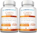 Aprovado Science® GaslysTM - Soothe Digestive Tract, Alevia gás e estômago Cãis - Alcachofra em pó, gengibre, sementes de funcho - 60 Count - Pack of 2