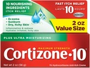 Cortizone-10 mais Creme Anti-Itch de força máxima 2 onças (Pacote de 2)