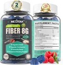 Suplemento de fibra de prebiótico livre de açúcar para mulheres e homens 8G chicletes de alta fibra com cogumelos, Psyllium Husk, Enzimas Digestivas, Guar Gum, Inulin para apoiar gut & Digestive Health