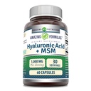 Fórmulas surpreendentes Ácido hialurônico e suplemento HSH       , 1000 Mg por serviço , cápsulas , não-GMO , sem glúten , , Made in USA (1 Pack, 60 Count)