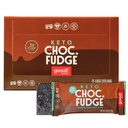 Óptimo! Lanches Chocolate Fudge Keto Protein Bar, Vegan, Soy & Gluten Livre, Substituição de refeições de baixo açúcar, 11g de alta proteína, Lanchonete saudável natural, Para atletas e estilos de vida ativos, 3g de carboidratos líquidos, 12 Bares
