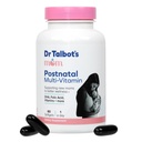 Mãe do Dr. Talbot Multi-Vitamina Pós-Natal - DHA, Ácido Fólico, Vitaminas e Mais - apoia novas mães para melhor bem-estar - 60 Softgels