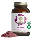 PURE SYNERGY Berry Power □ Berry Orgânico e Fruit Powder □ Suplemento antioxidante com Acai orgânico, Camu Camu, e Wild Blueberry □ para Envelhecimento saudável, Immune, e suporte da pele (5,3 oz Pó)