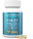 Fish-Oil Omega3-EPA DHA-Supplement Arroto-Softgels - 120Capsules 1440 mg por serviço Mini Tamanho saudável coração suporte gordura ácidos suplemento ajuda a manter níveis de triglicérido saudável
