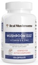 Reais Cogumelos Zinco e Vitamina D2 Cápsulas – com Chaga Orgânica e Reishi Extratos de Cogumelo – Vitaminas para o apoio global bem-estar – Vegan, Não-GMO, Sem glúten – 120 Suplemento Count Mushroom