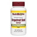 NutriBiotic – Cápsulas extraídas de sementes de toranja 250 mg, 60 Count - dosagem máxima com bioflavonóides