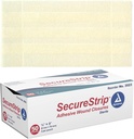 Tiras de fechamento de feridas Dynarex - estéril, fornece suporte estéril para pequenos cortes e pele com suturas, pontos, & agrafes e pós-cuidado, branco, 1/4” x 3” - 1 caixa de 50 tiras